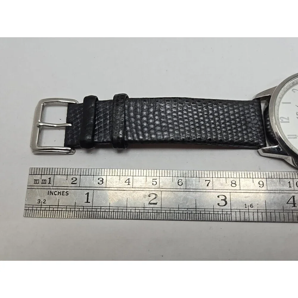 Jos A Bank Silver Dial Multifunction Mens Day Date 40mm Dress Watch New Battery